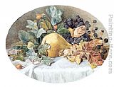 John William Hill Still Life with Fruit painting
